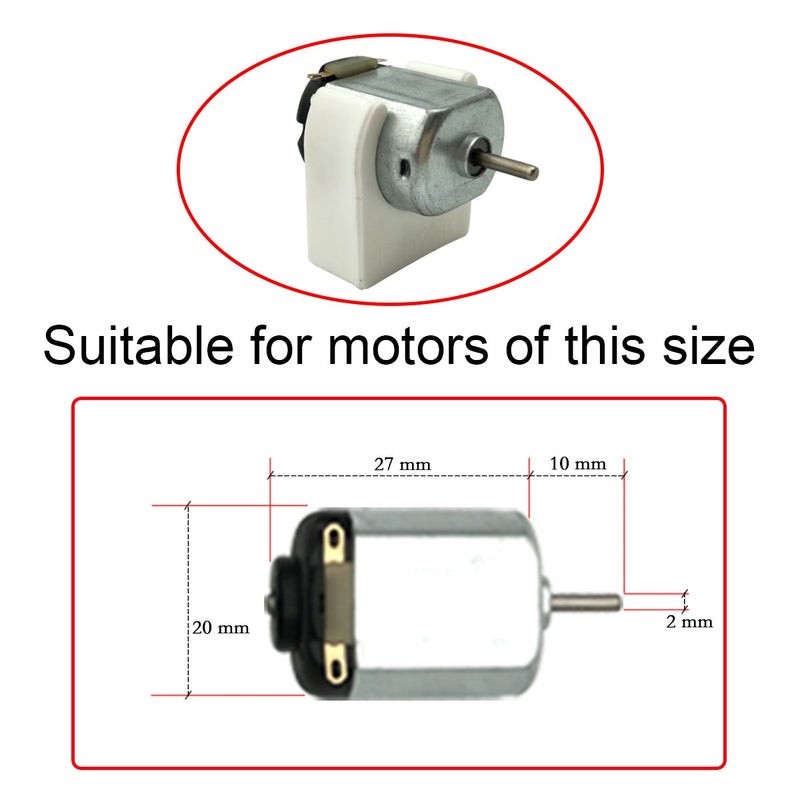 EUDAX 25Pcs 130 Mini Electric Motors 20mm DC Motor Mount Mounting Bracket Holder for RC Car DIY Toys - Image 4